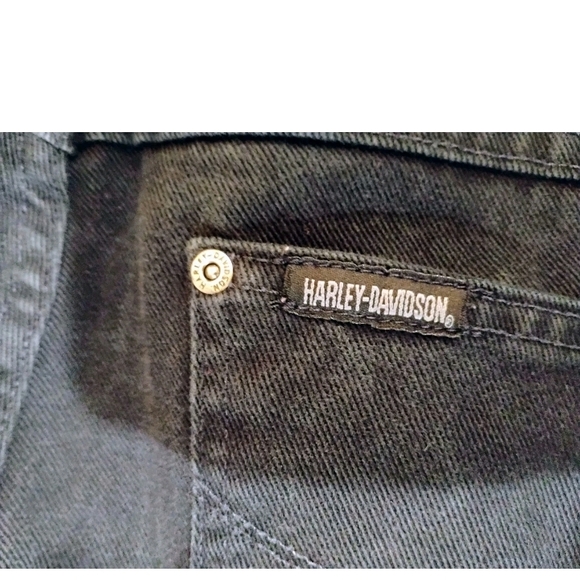 Harley-Davidson Women's Black Straight Leg Pants - Picture 8 of 12